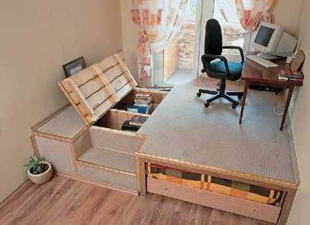 false floor for invisible storage