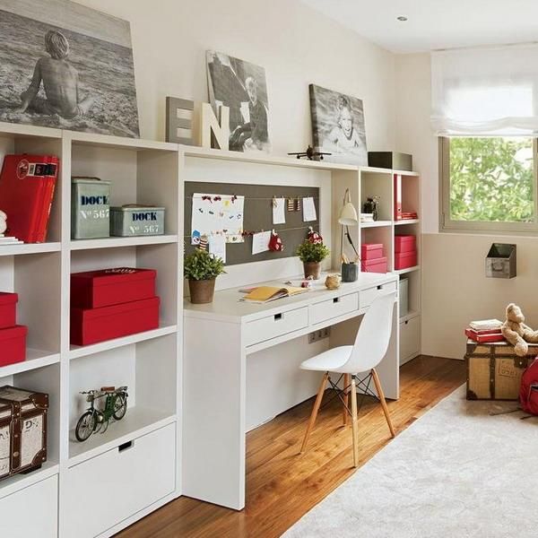 study and sitting area in one place