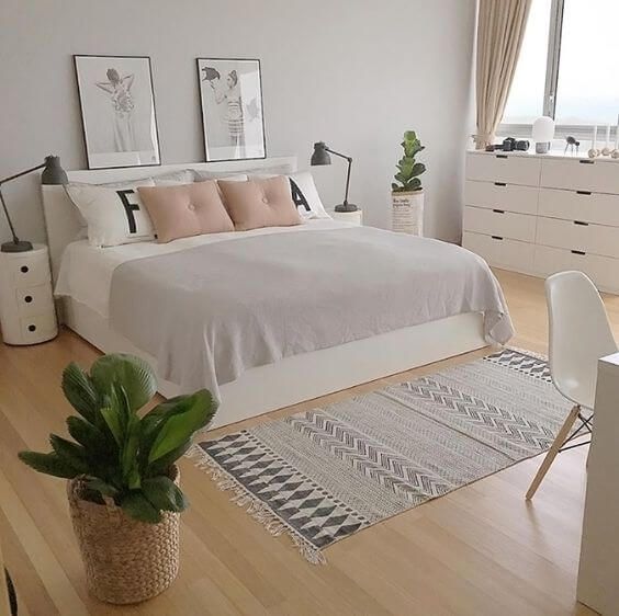 classic minimalist bedroom